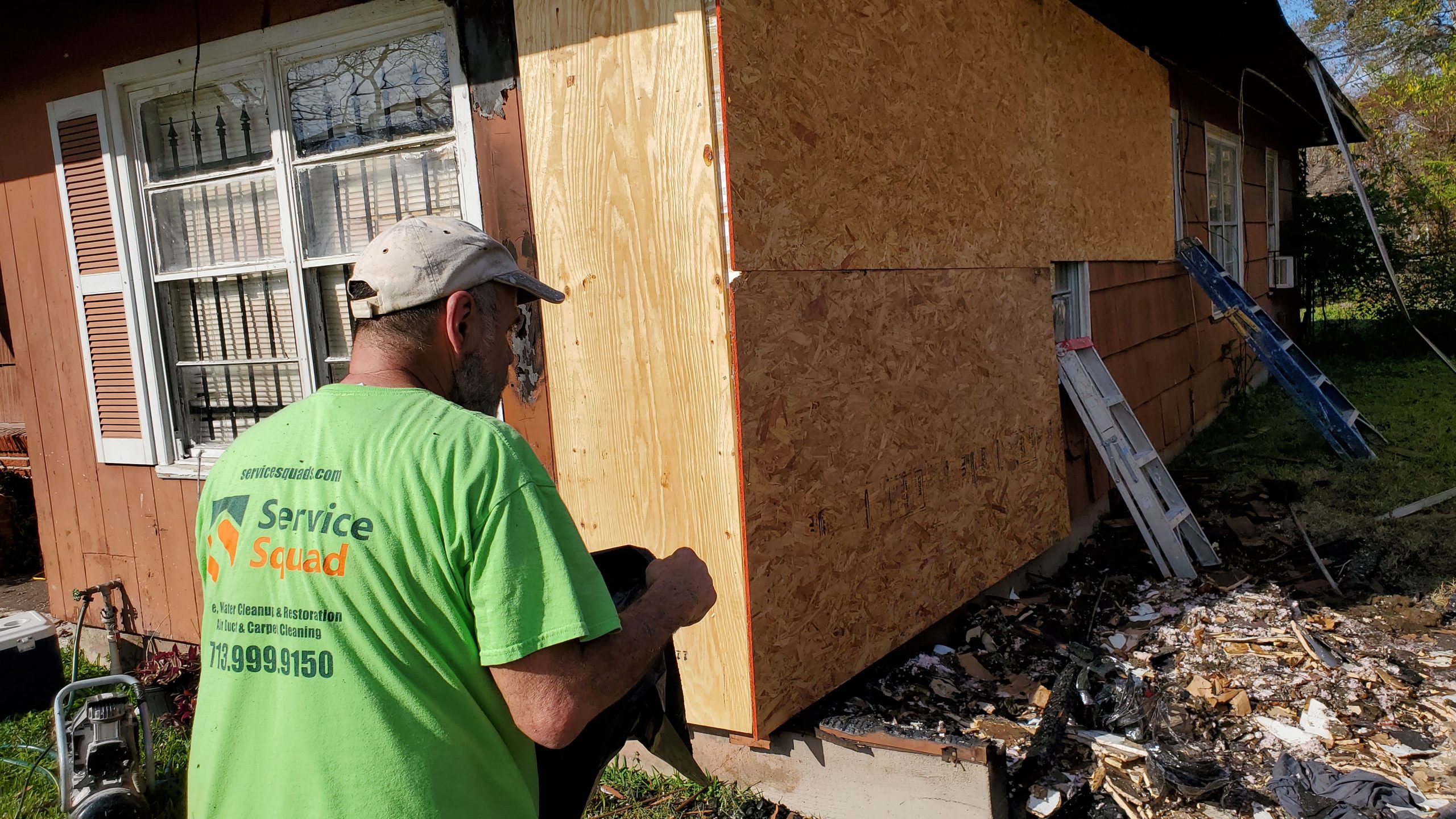 Construction Fire Damage Restoration in Houston Texas Banner Intro