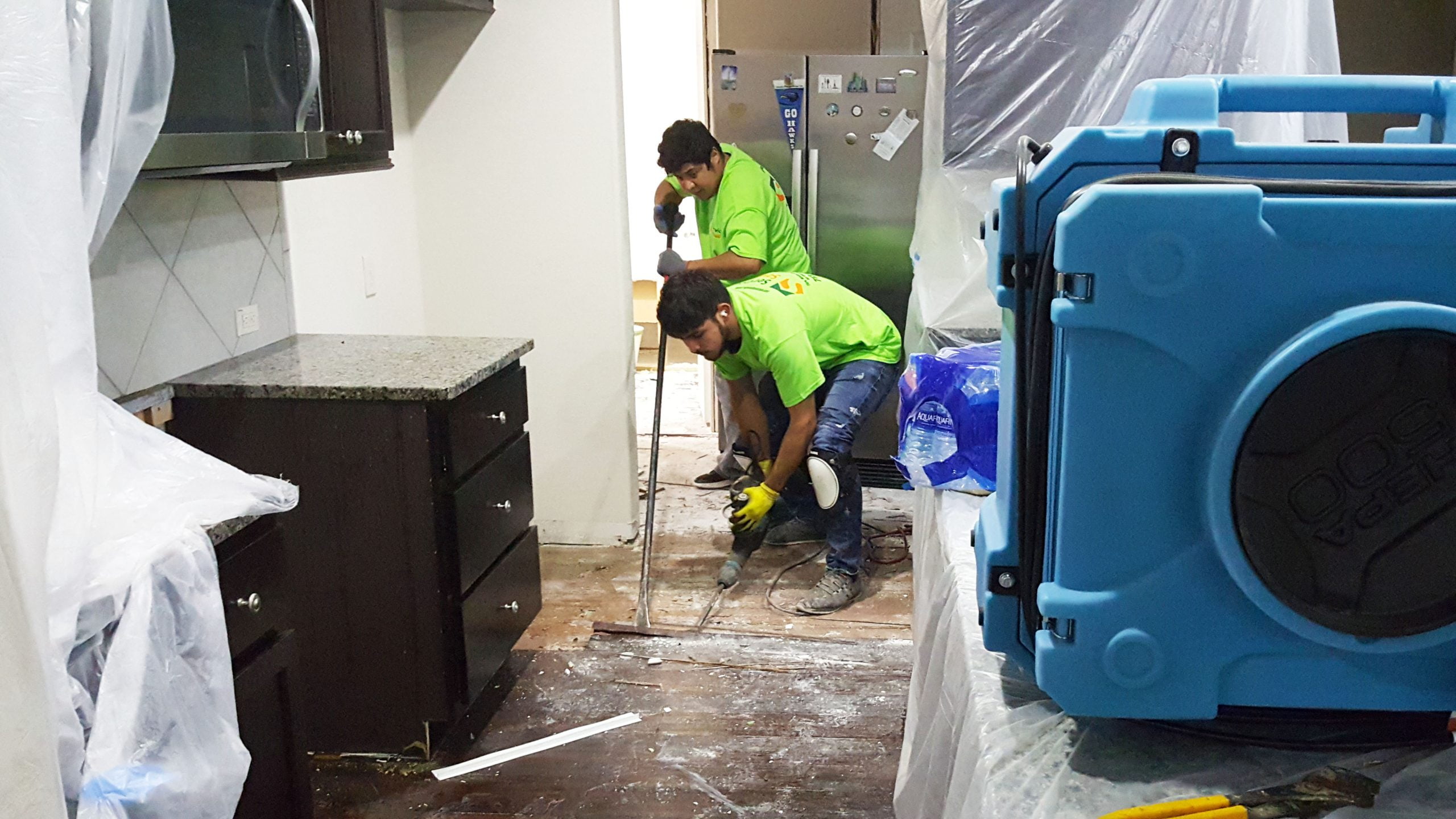 Construction Residential Water Damage Repair in Houston Texas Banner Intro